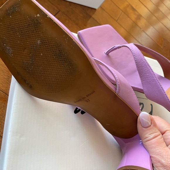 L’intervalle purple heeled flip flops - Picture 3 of 3